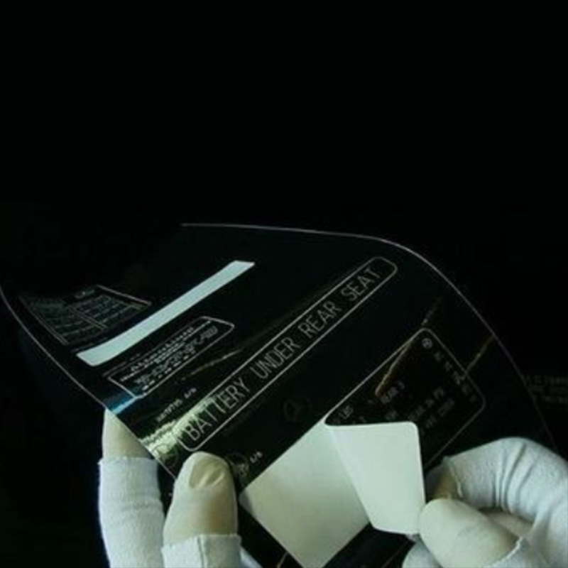 Siyah Kırılmayan Parlak Lazer Gravür Filmi